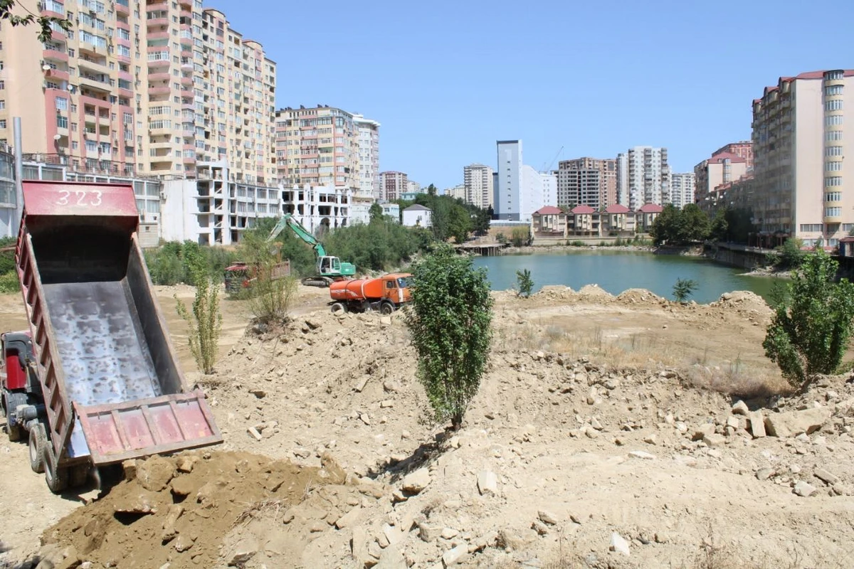 Yasamalda gölün qurudulması xəbərinə daha bir RƏSMİ AÇIQLAMA