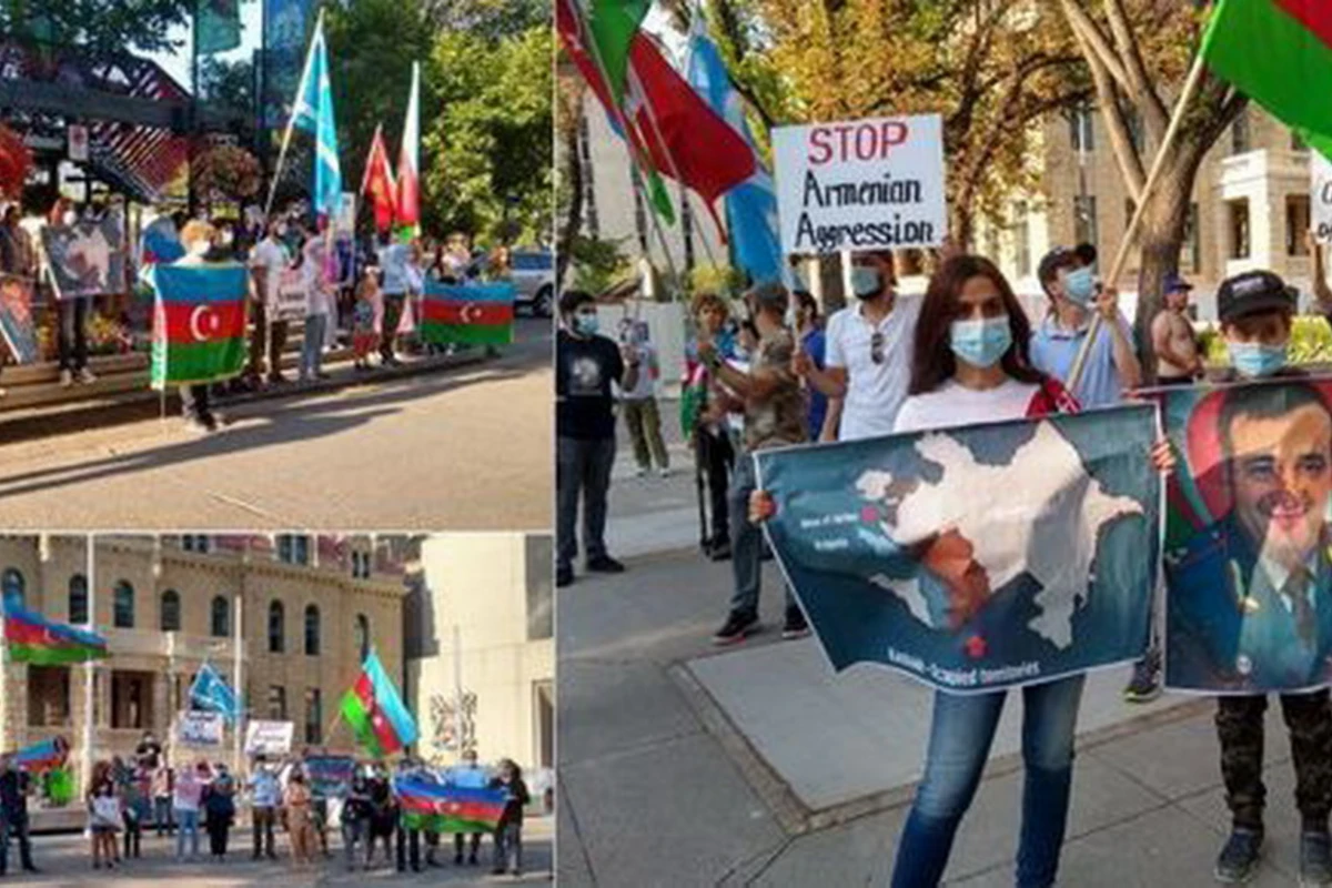 В Канаде подняли государственный флаг Азербайджана