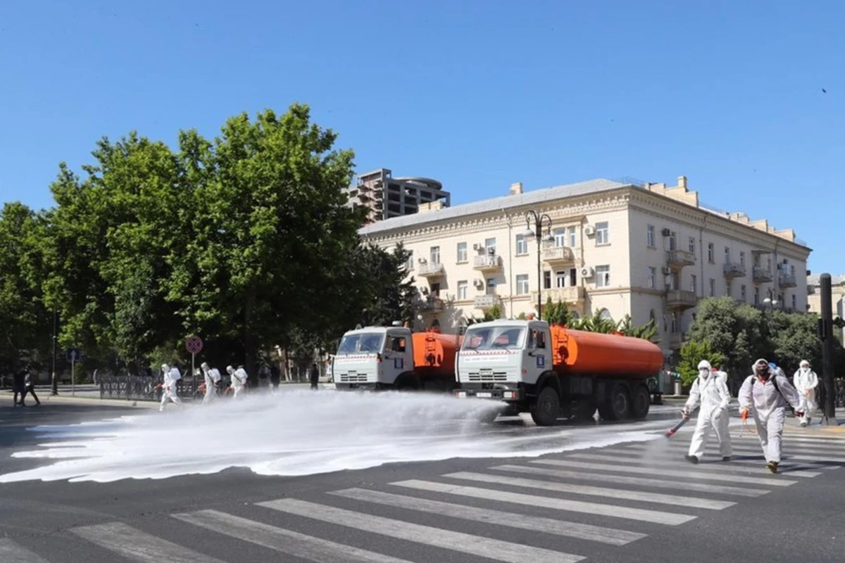 Bakıda 550 küçə dezinfeksiya edildi