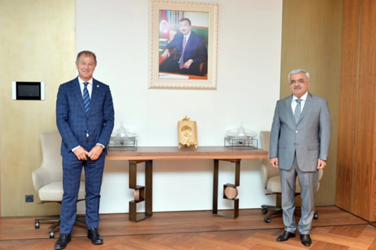 Rövnəq Abdullayev Canni De Byazi ilə görüşdü - FOTO