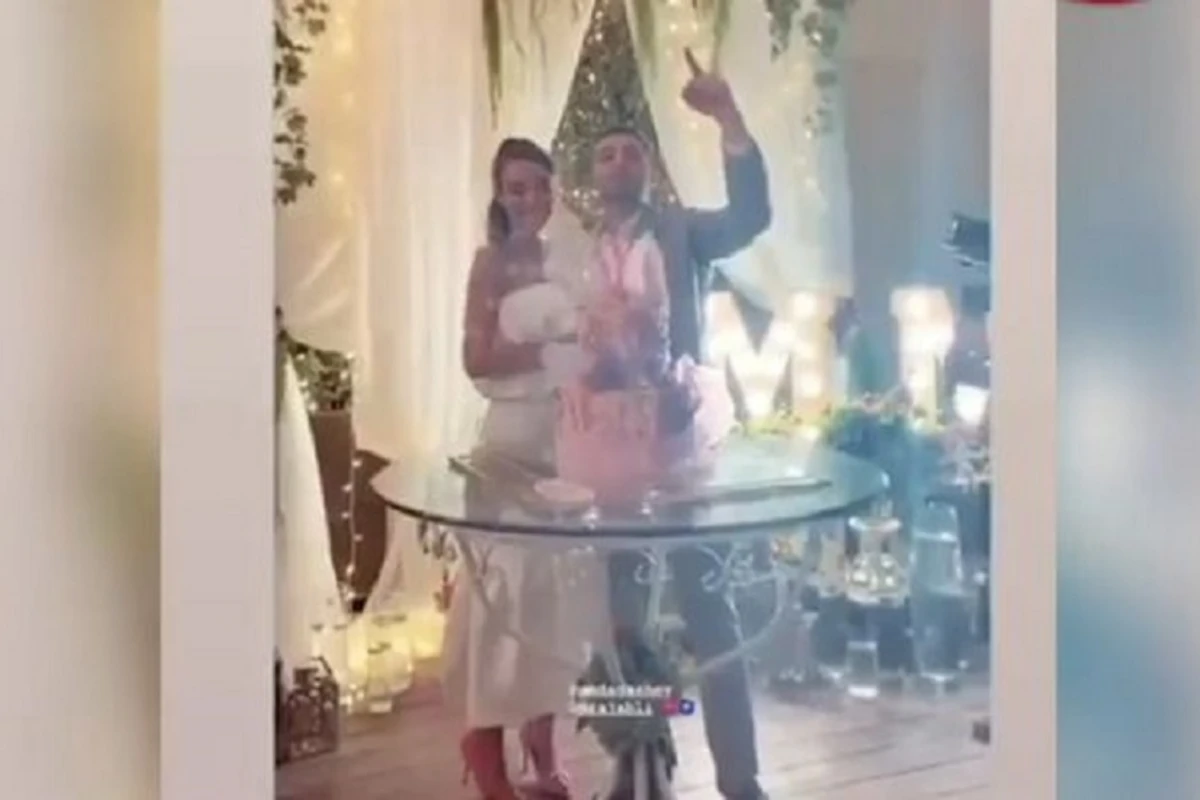 Hadı Rəcəblinin nəvəsinin nikah mərasiminin görüntüləri yayılıb - VİDEO