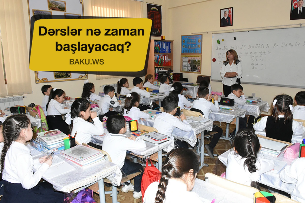 Azərbaycanda dərslər noyabrda başlayır? - RƏSMİ CAVAB Azərbaycanda dərslər noyabrda başlayır? - RƏSMİ CAVAB