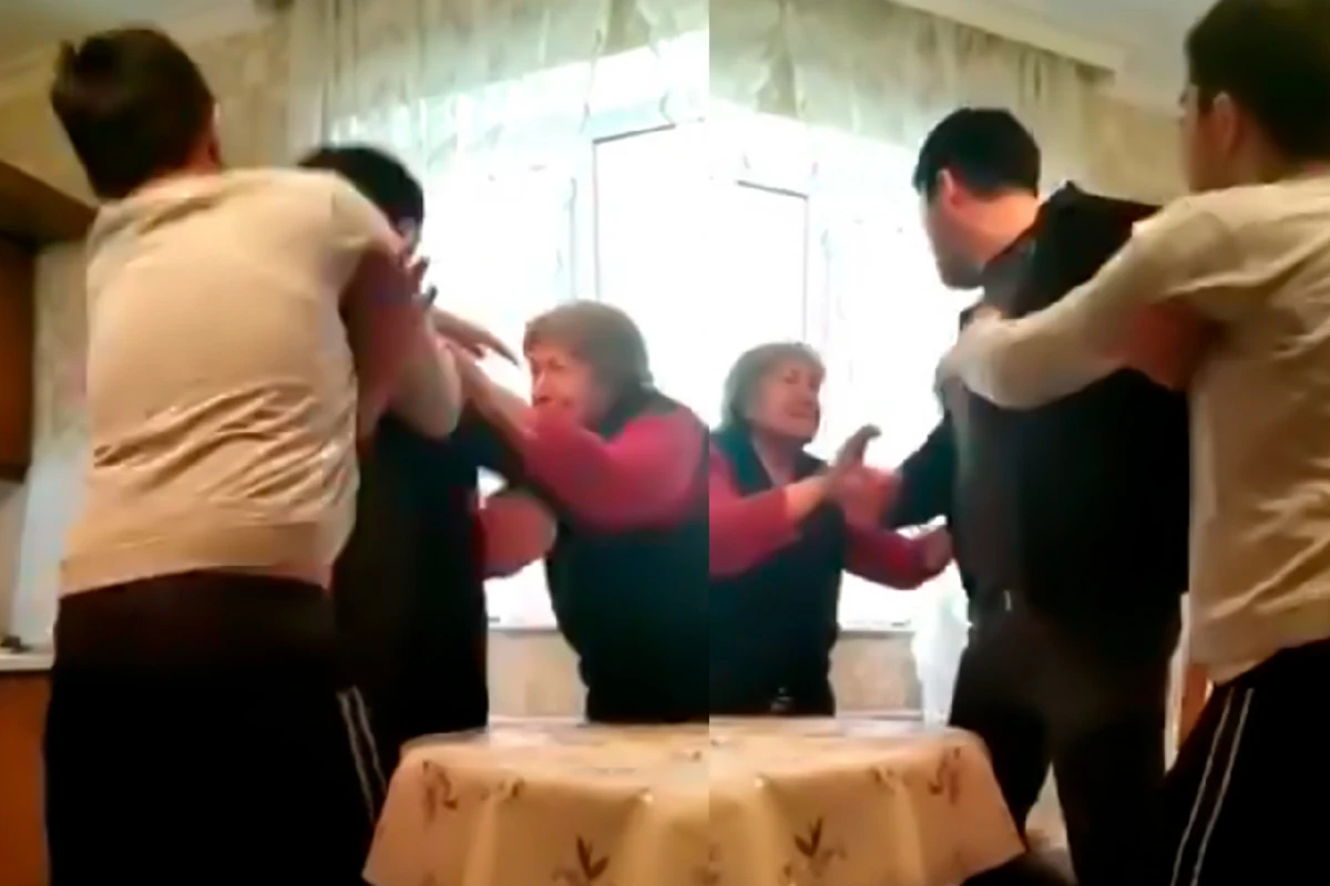 В Азербайджане уволен полицейский, оскорбивший свою маму - ВИДЕО