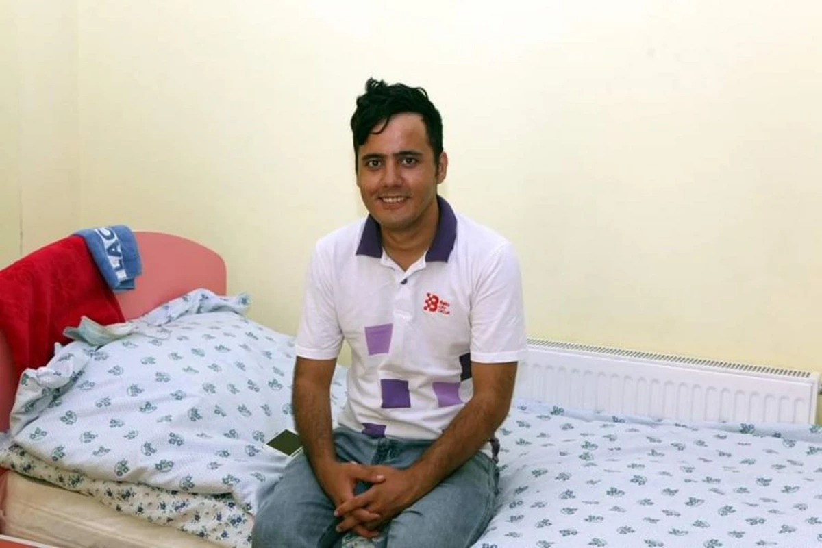 Əfqanıstan vətəndaşı Bakıda sığınacağa yerləşdirildi - FOTO