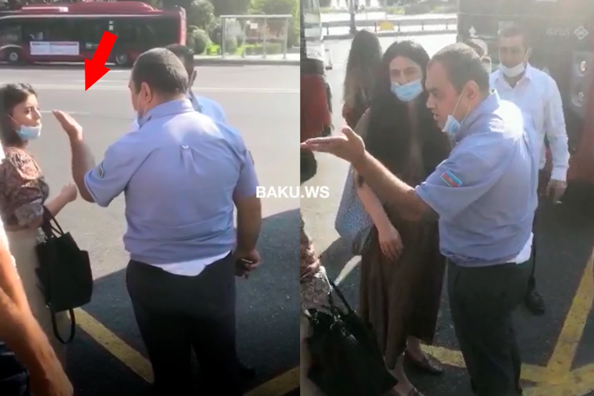 “BakuBus”ın sürücüsü qadını təhqir etdi - VİDEO “BakuBus”ın sürücüsü qadını təhqir etdi - VİDEO