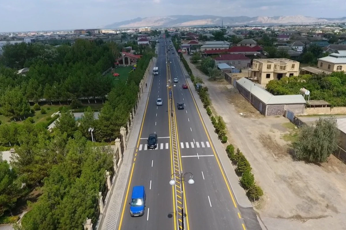 Daha bir avtomobil yolu yenidən qurulub - FOTO