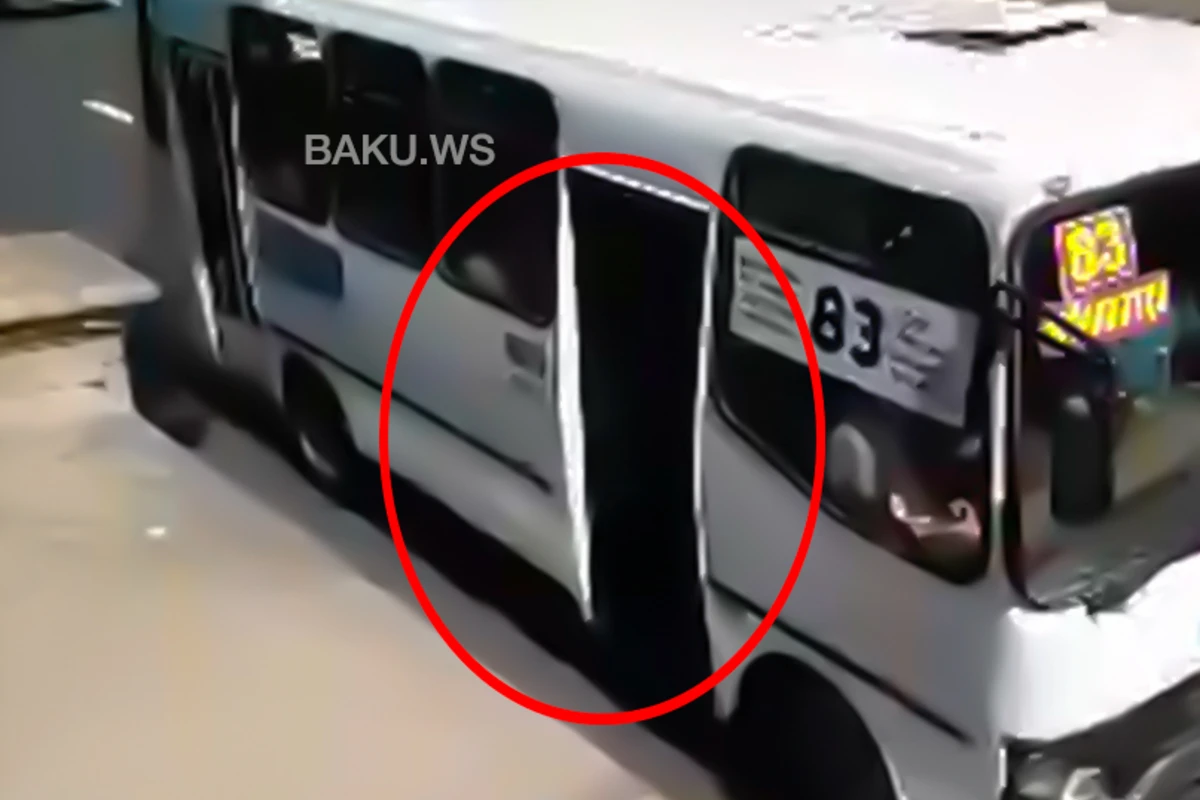 Qapısı açıq idarə olunan avtobuslar - VİDEO