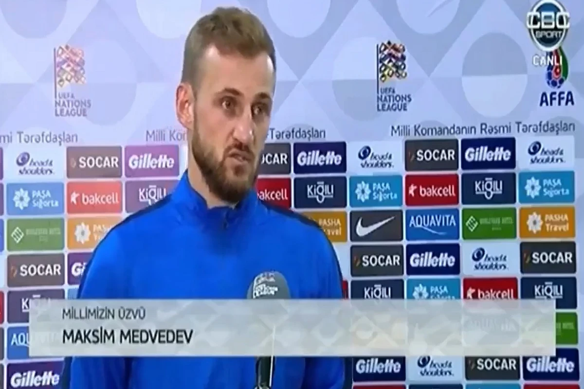 Maksim Medvedevin Lüksemburqa məğlubiyyətdən sonra açıqlaması tənqid edildi - VİDEO