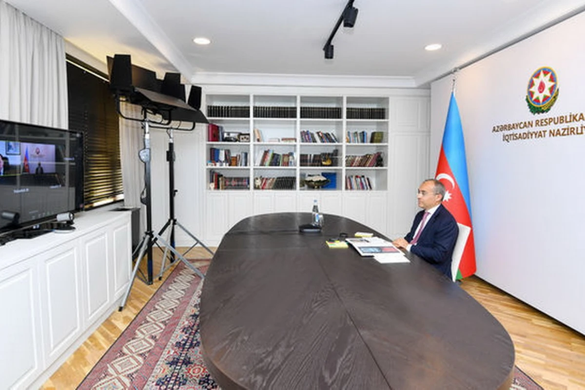 Министр экономики Азербайджана провел вебинар