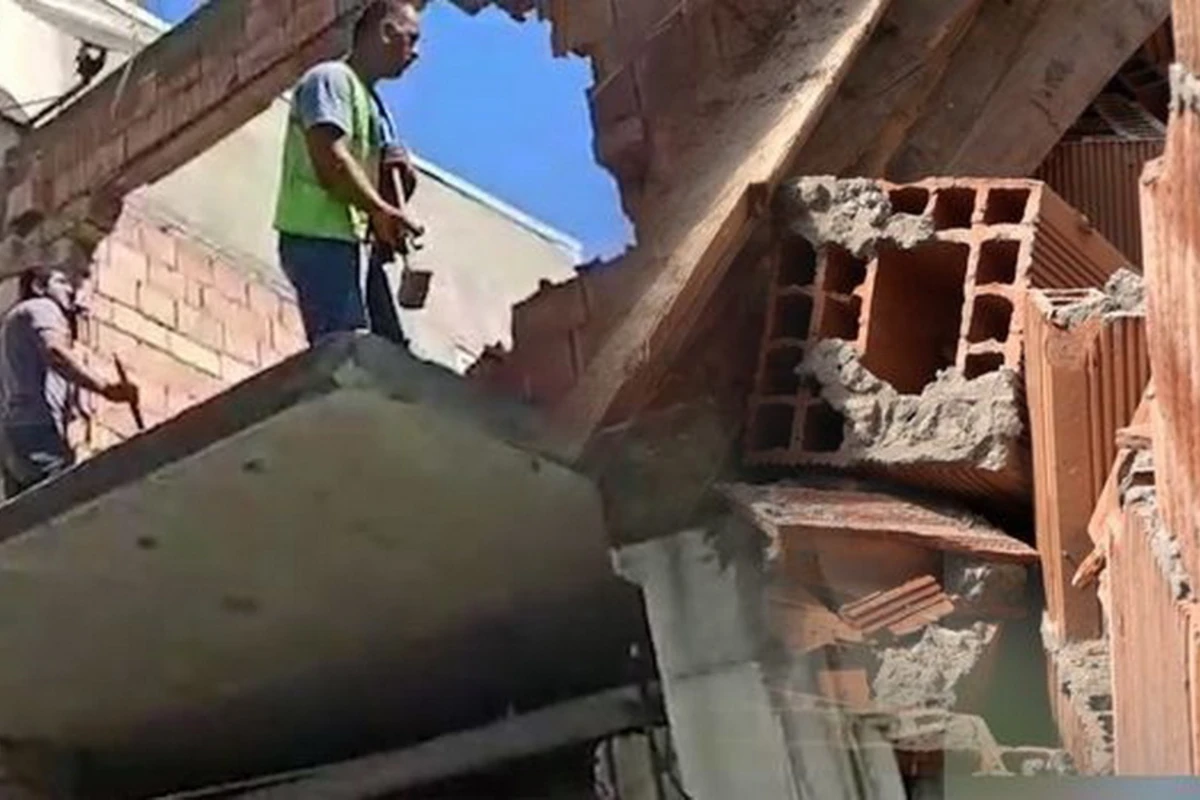 В Ясамальском районе снесли дом, имеющий документы - ВИДЕО