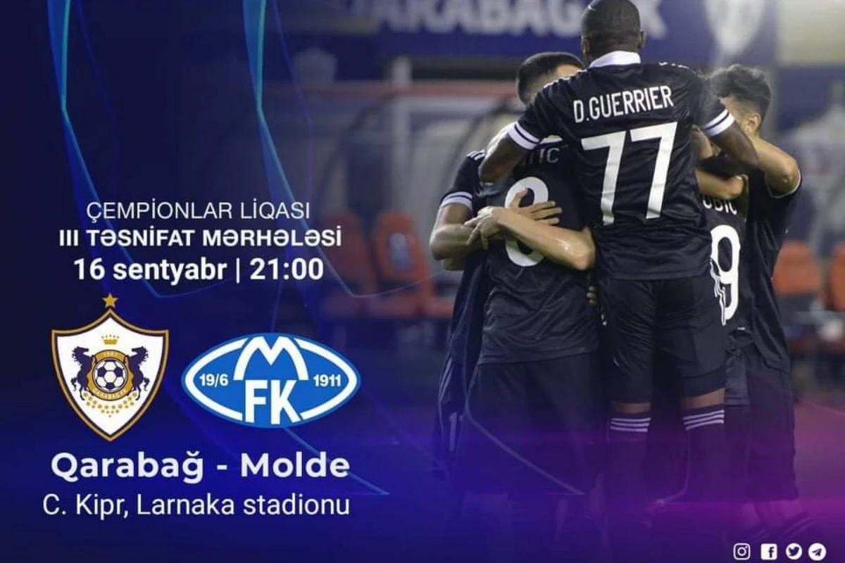 Qarabağ Molde ilə üz-üzə - Qrup mərhələsinin bir addımlığında