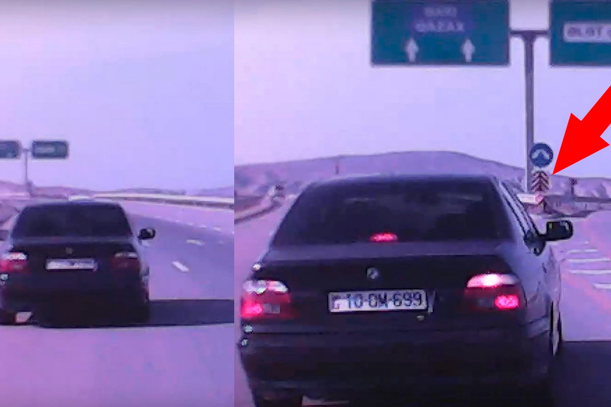 Bakı-Qazax yolunda BMW-dən ölüm manevri - ANBAAN VİDEO Bakı-Qazax yolunda BMW-dən ölüm manevri - ANBAAN VİDEO