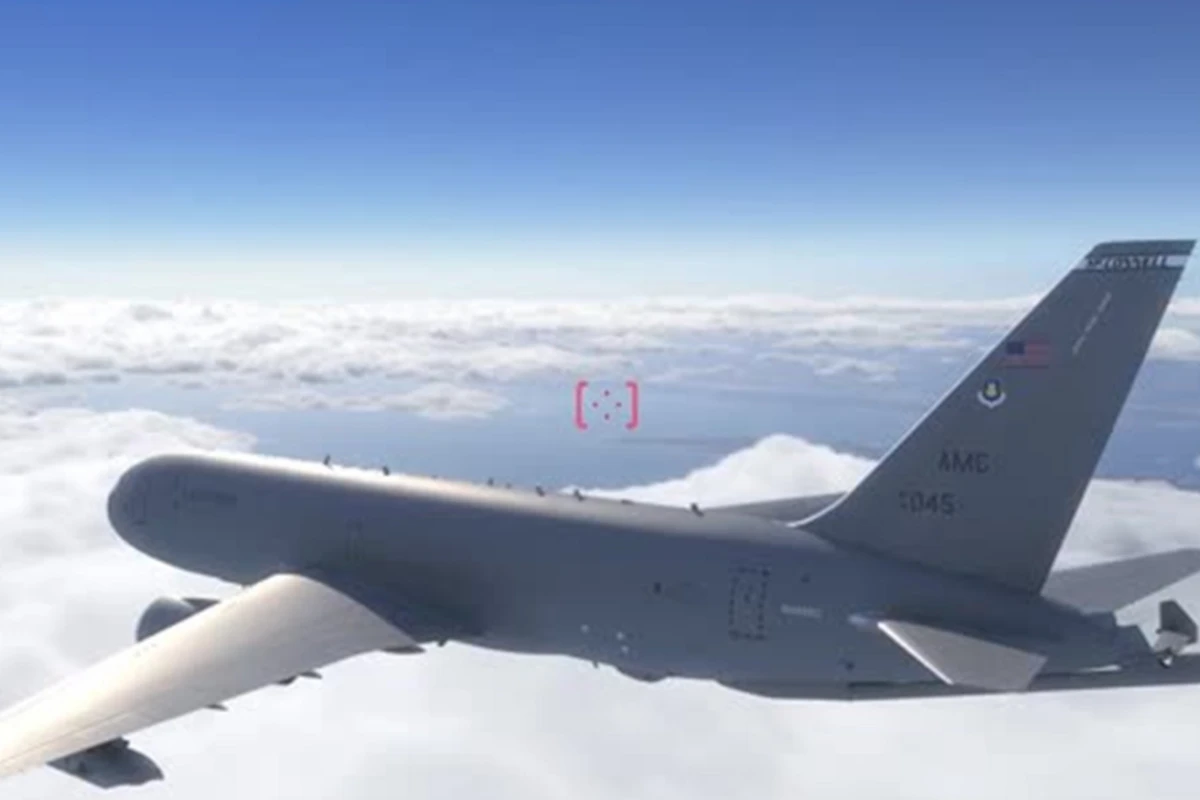 F-16 лазером уничтожил ракету - ВИДЕО