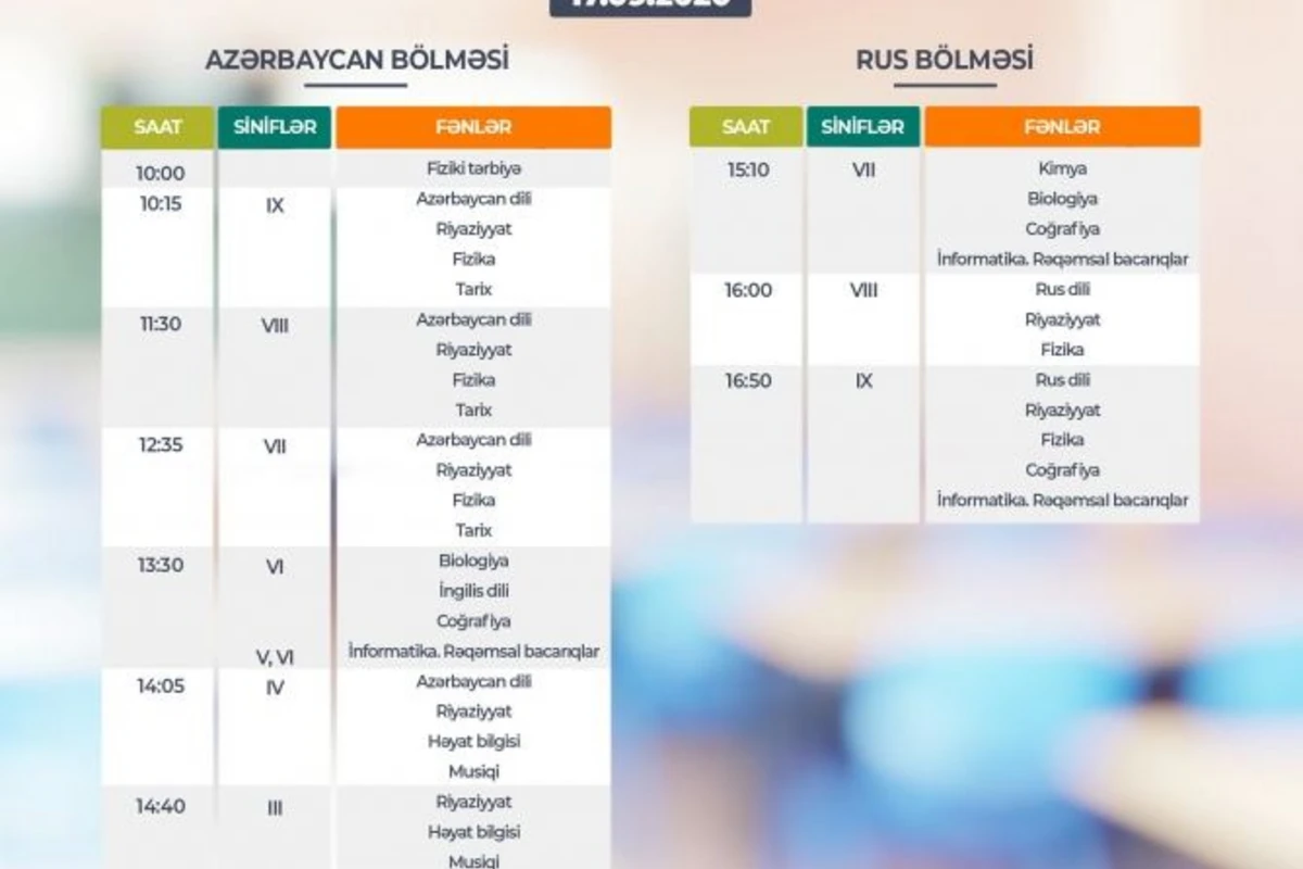 Расписание школьных телеуроков на 18 сентября Расписание школьных телеуроков на 18 сентября
