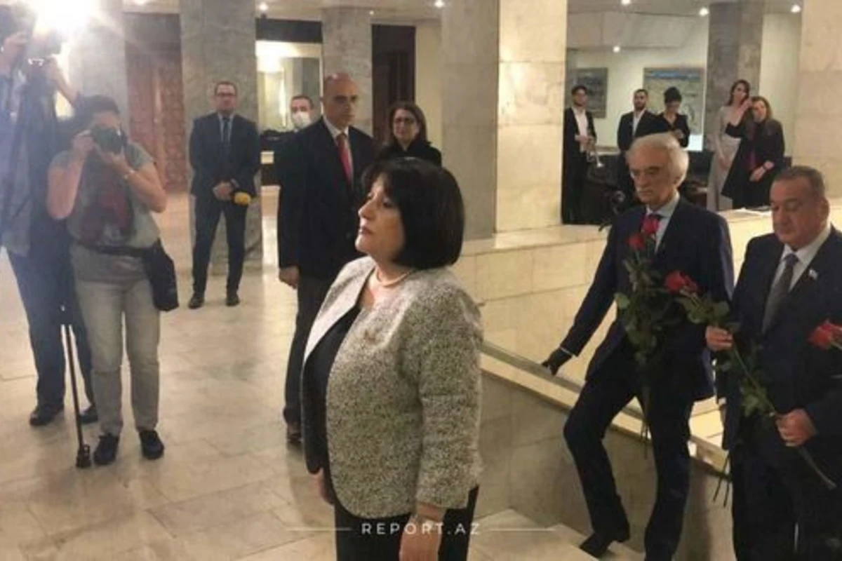 Sahibə Qafarova Moskvada səfərdədir - FOTO