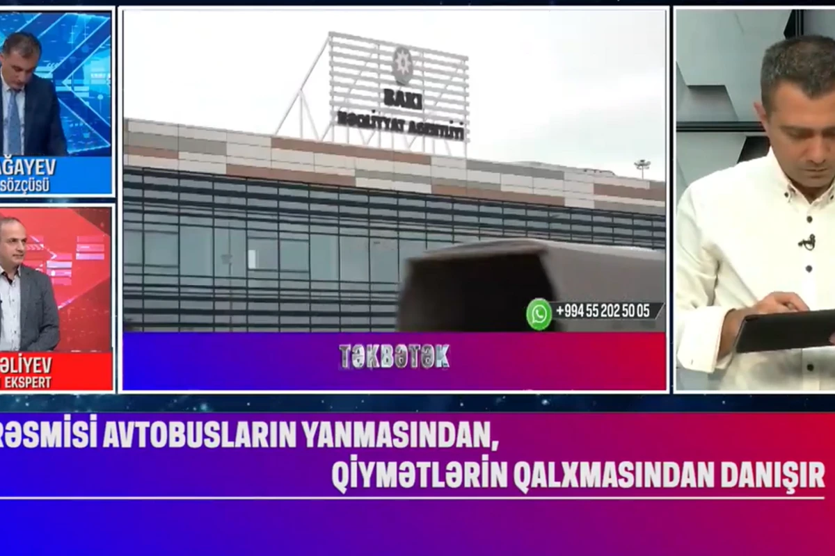BNA rəsmisi avtobusların yanmasından, qiymətlərin qalxmasından danışır - CANLI