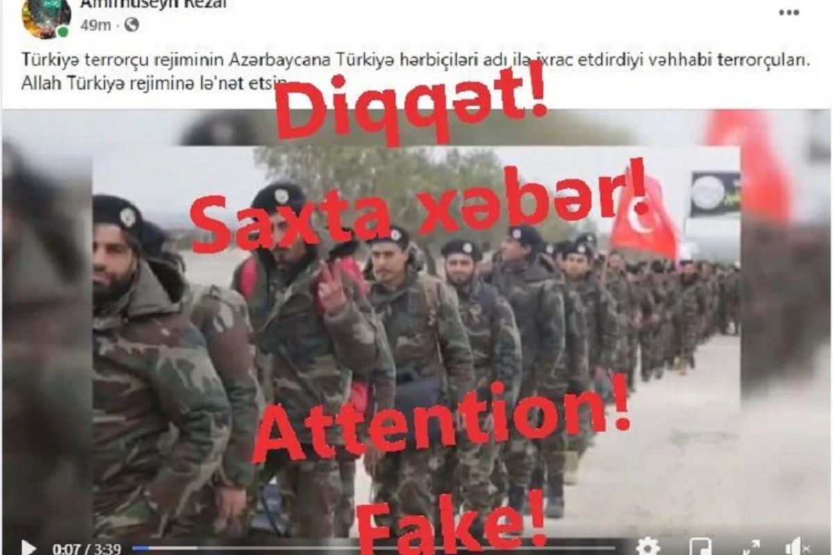 Ermənilər və onların havadarları sosial şəbəkələrdə yalan məlumatlar yayır - FOTOFAKT