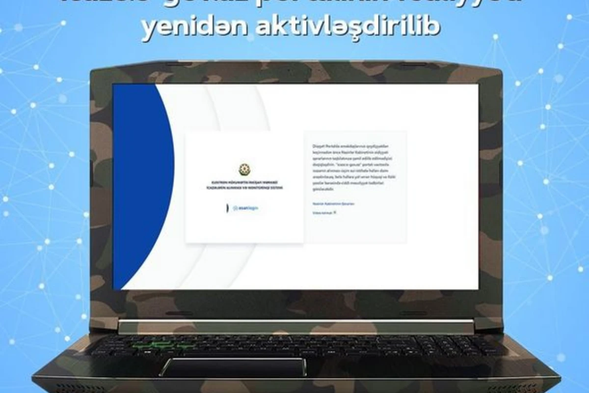 Komendant saatı üçün icaze.e-gov.az portalının fəaliyyəti yenidən aktivləşdirilib