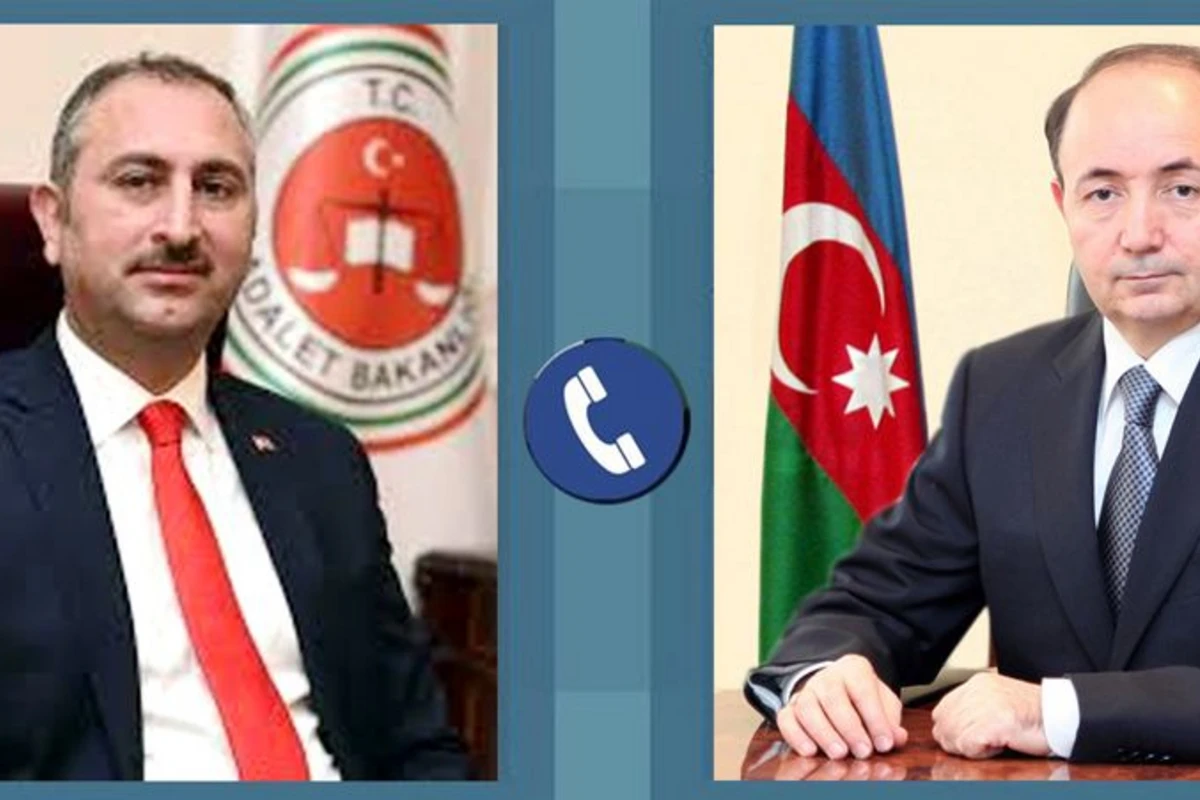 Türkiyə və Azərbaycan ədliyyə nazirləri arasında telefon danışığı olub Türkiyə və Azərbaycan ədliyyə nazirləri arasında telefon danışığı olub