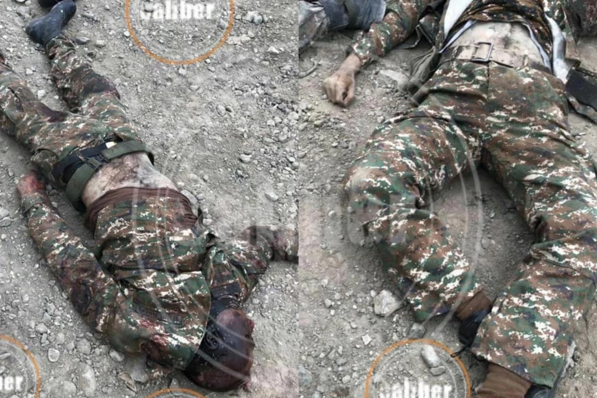 Опубликованы снимки убитых армянских военных - ФОТО