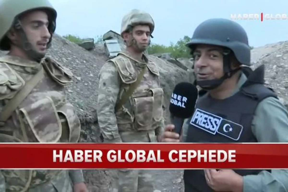 “Haber Global”ın müxbiri ön xətdəki əsgərlərimizin yanında - VİDEO “Haber Global”ın müxbiri ön xətdəki əsgərlərimizin yanında - VİDEO