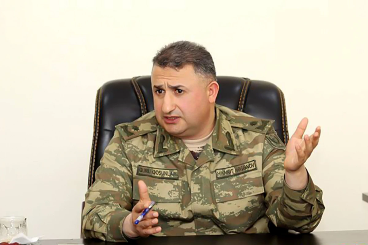 General-mayor Hikmət Həsənov döyüşlərdən danışdı - FOTO