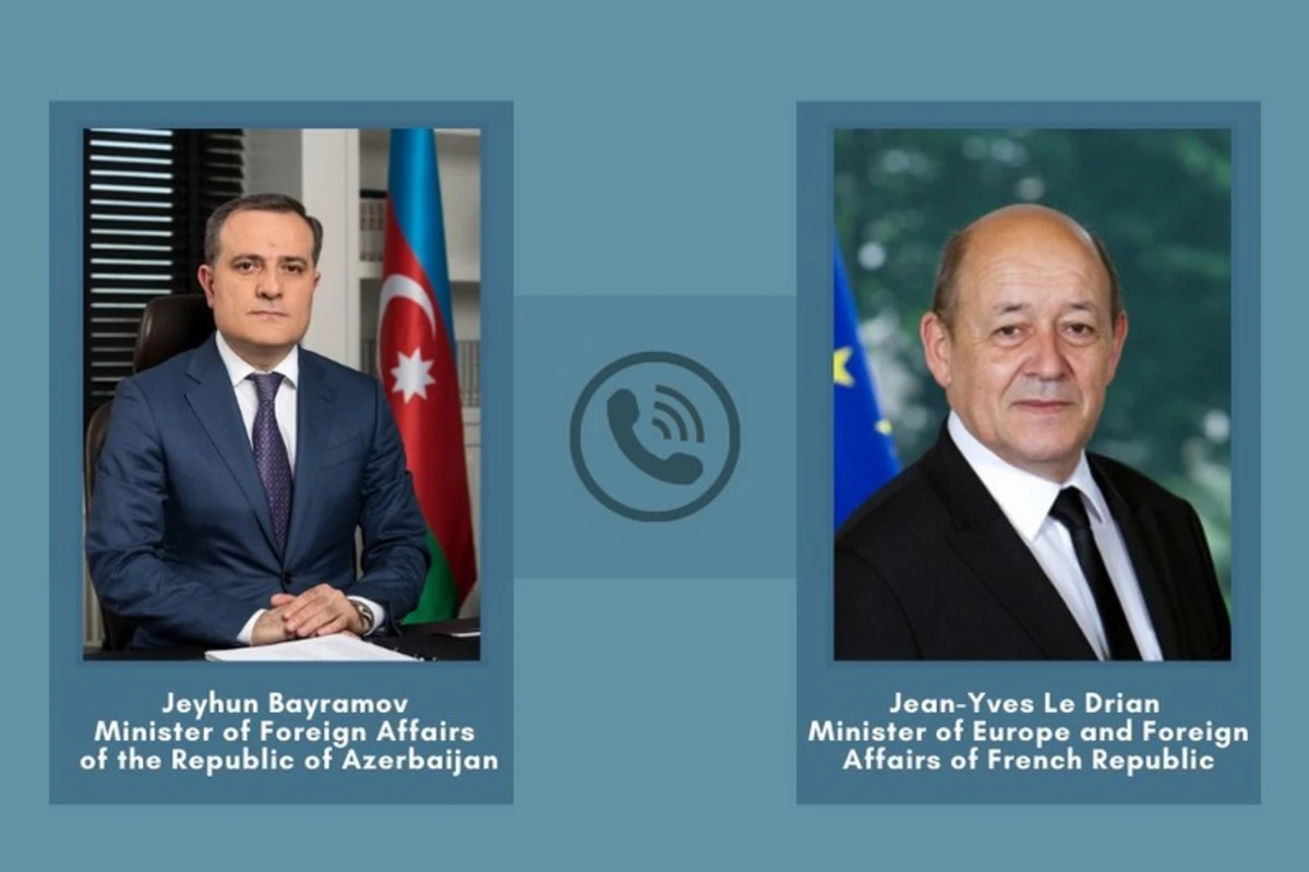Ceyhun Bayramov fransalı həmkarı ilə telefonla danışdı - Azərbaycanın mövqeyini bir daha təkrarladı