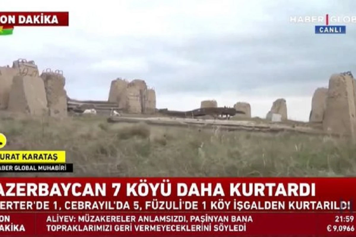 Türkiyənin “Haber Global” televiziyasında Ordumuzun bugünkü qələbələrindən danışılıb - VİDEO