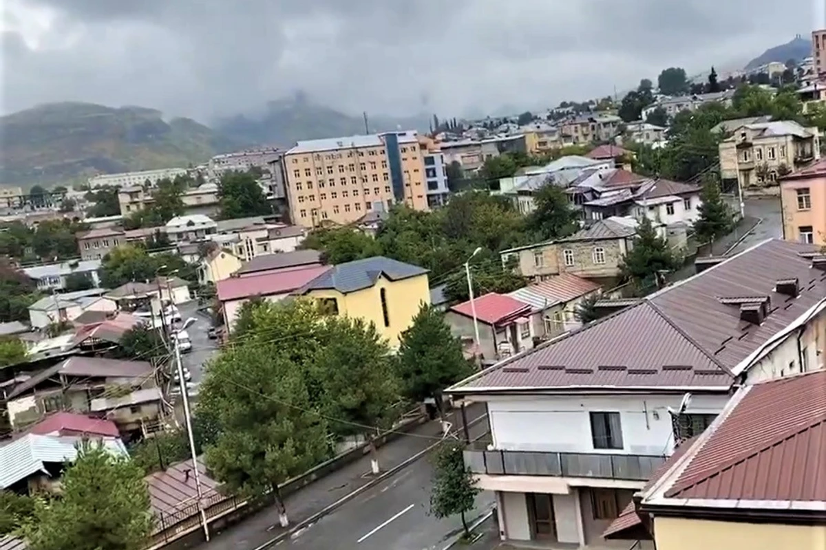 Xankəndidə həyəcan siqnalı verildi - Şəhər tam boşalıb - VİDEO