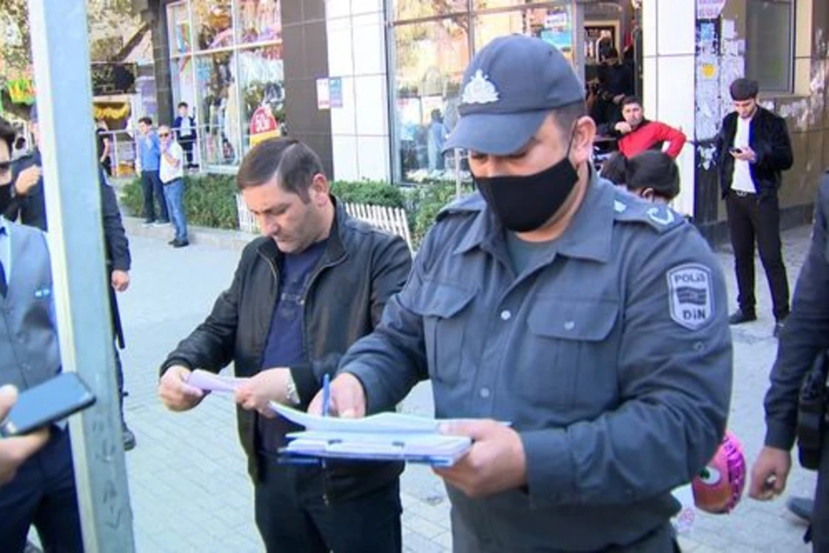 Bakıda karantin qaydalarına əməl etməyən şəxslərə qarşı reyd keçirilib - FOTO