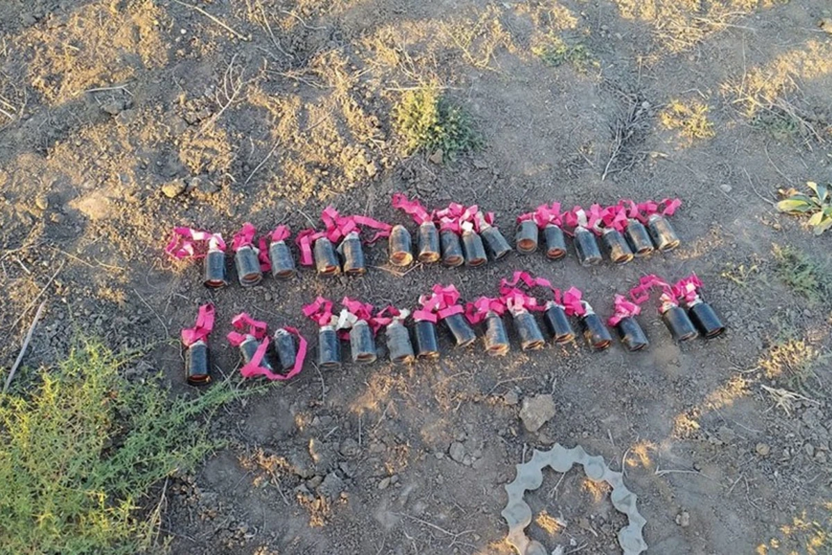Ermənistanın Mingəçevirə atdığı ballistik hədəfin qalıqları - FOTO