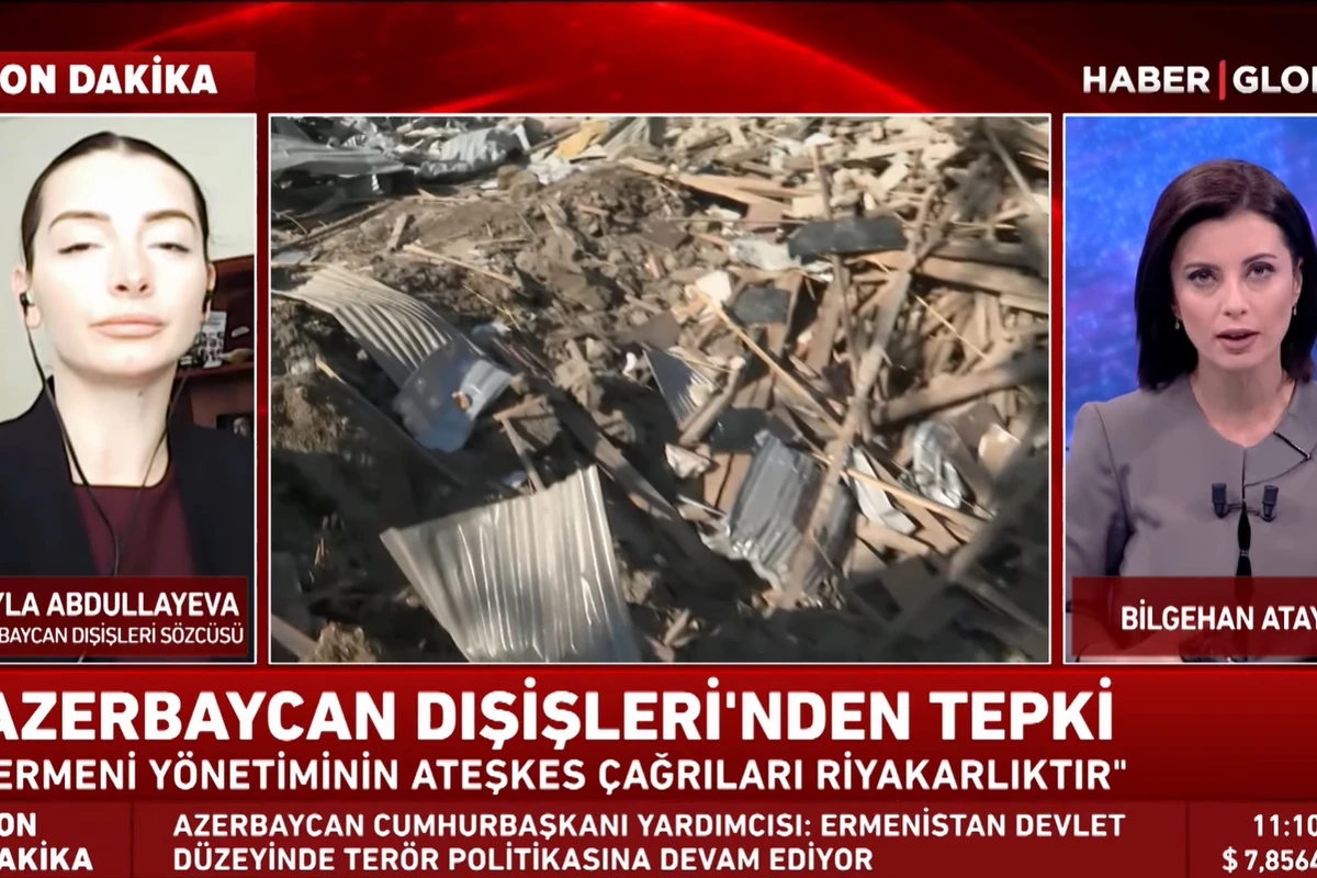 XİN sözçüsü “Haber Global” kanalına Ermənistanın son təxribatlarından danışıb - VİDEO