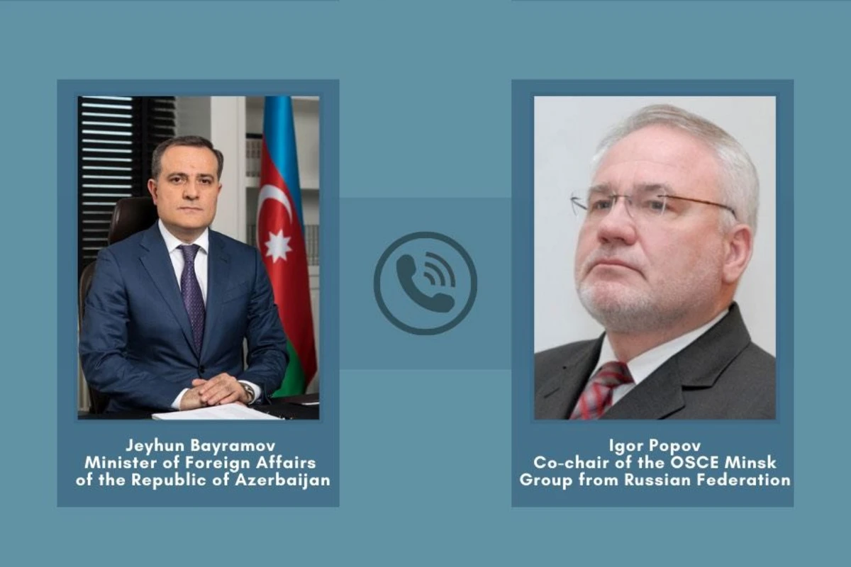Ceyhun Bayramov ATƏT-in Minsk Qrupunun rusiyalı həmsədri ilə telefonla danışıb