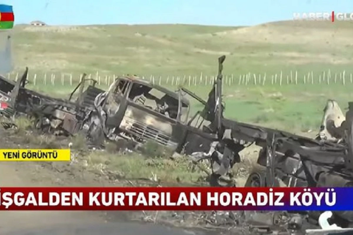“Haber Global” Azərbaycan Ordusu tərəfindən işğaldan azad olunan kəndi göstərib - VİDEO