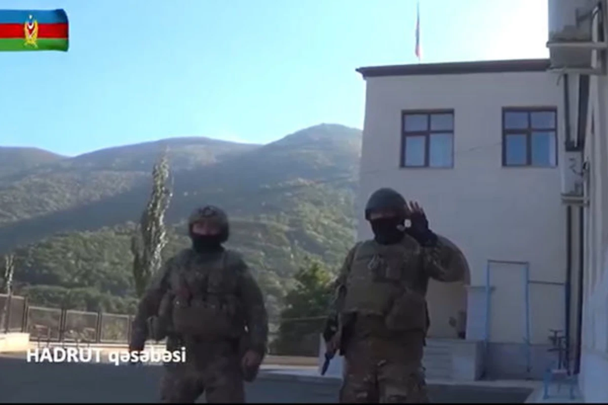 Опубликованы кадры освобожденного от оккупации поселка Гадрут - ВИДЕО