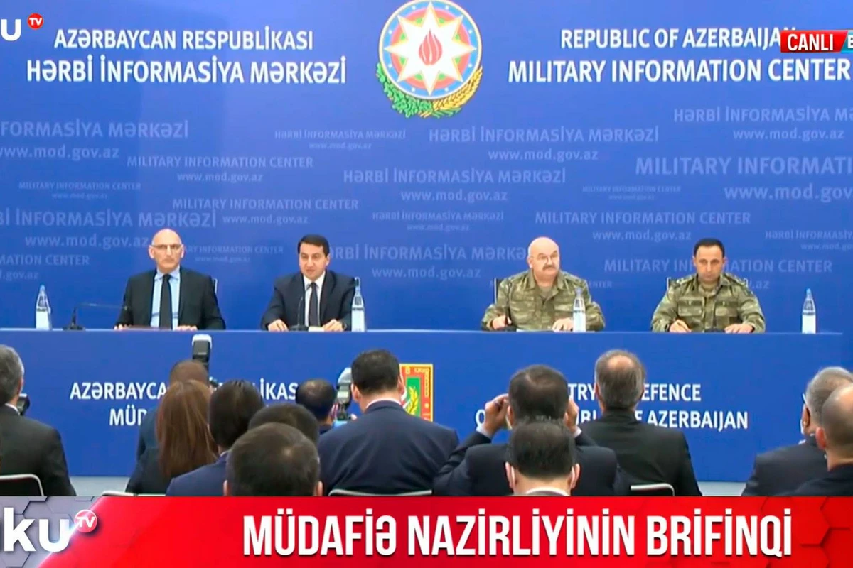 Müdafiə Nazirliyinin brifinqi keçirilib - VİDEO Müdafiə Nazirliyinin brifinqi keçirilib - VİDEO