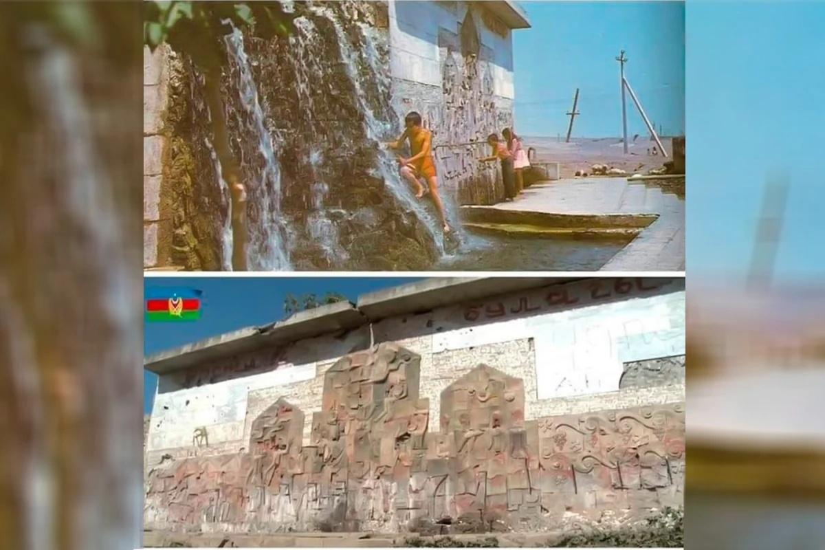 Cəbrayıl şəhərindəki “Dostluq” bulağı 28 il fərqlə - FOTO