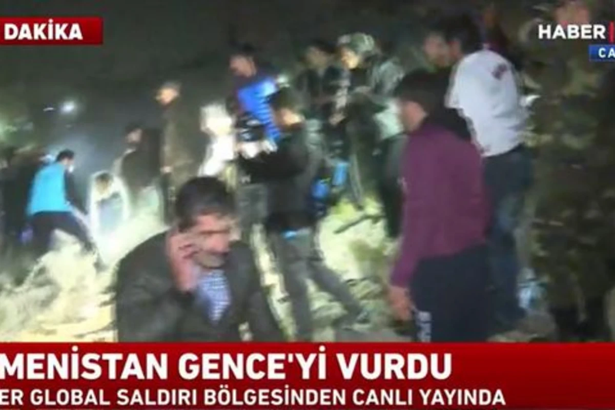 Düşmən Gəncəni atəşə tutub - CANLI YAYIM
