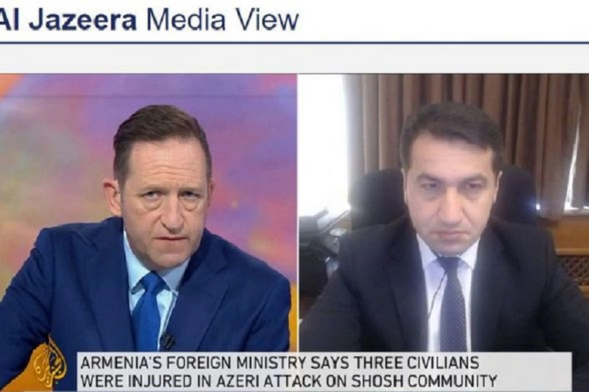 Prezidentin köməkçisi Hikmət Hacıyevin “Al Jazeera” televiziya kanalına müsahibəsi - FOTO Prezidentin köməkçisi Hikmət Hacıyevin “Al Jazeera” televiziya kanalına müsahibəsi - FOTO