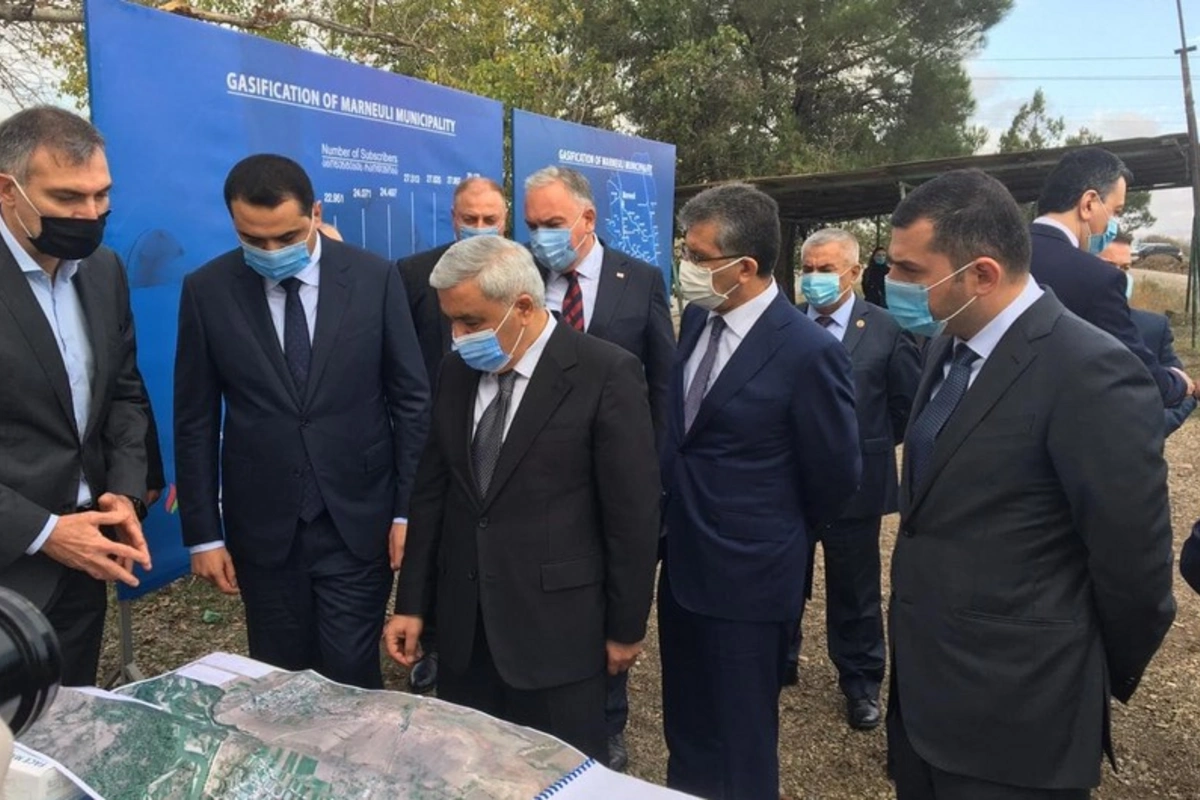 SOCAR Gürcüstanda azərbaycanlıların yaşadığı kəndlərə qaz xətləri çəkir - FOTO