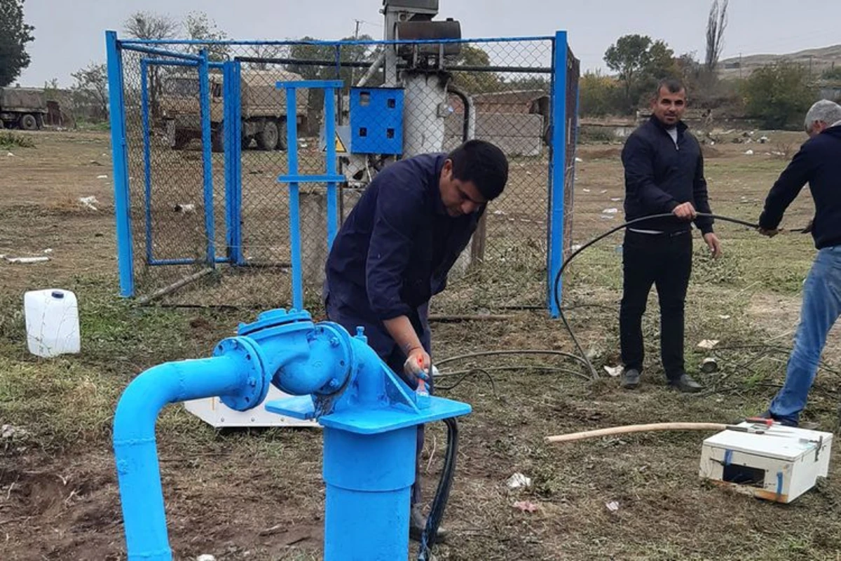 İşğaldan azad olunmuş ərazilərdə subartezian quyularının bərpasına başlanılıb