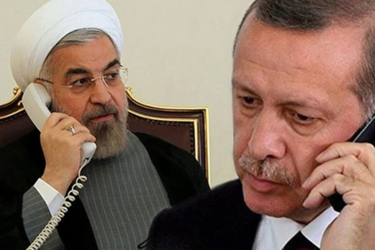 Ərdoğan Ruhani ilə Qarabağ məsələsini müzakrə etdi