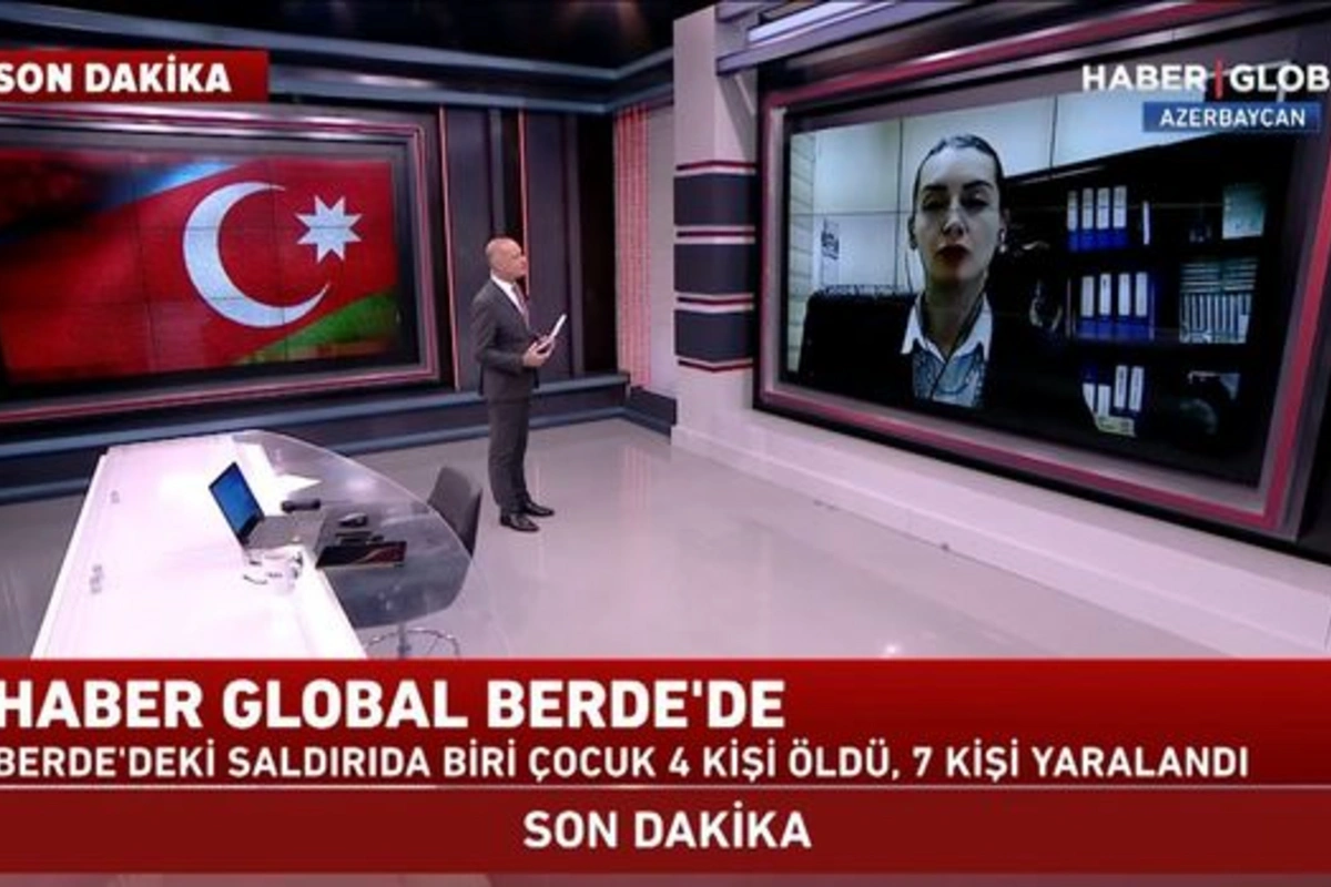 Leyla Abdullayeva “Haber Global”a erməni terrorçularının Bərdəyə raket hücumu haqqında danışıb - VİDEO Leyla Abdullayeva “Haber Global”a erməni terrorçularının Bərdəyə raket hücumu haqqında danışıb - VİDEO