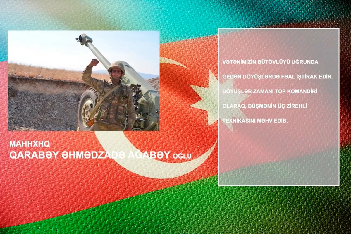 Düşmənin üç zirehli texnikasını məhv edən igidimizi siz də tanıyın - VİDEO