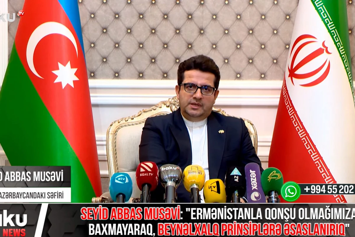 Seyid Abbas Musəvi: Biz çox şadıq ki, İran-Azərbaycan sərhədləri işğaldan azad olundu - VİDEO