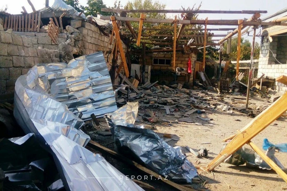 Düşmən Ağdamı atəşə tutub, evə və mağazaya ziyan dəyib