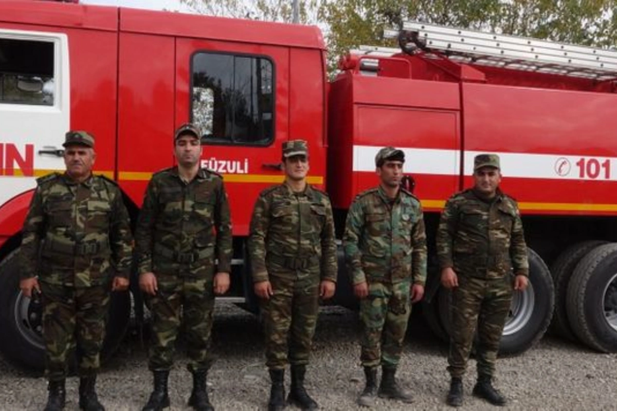 FHN-in Dövlət Yanğından Mühafizə Xidmətinin yerli strukturları işğaldan azad olunmuş ərazilərdə fəaliyyətə başlayıb