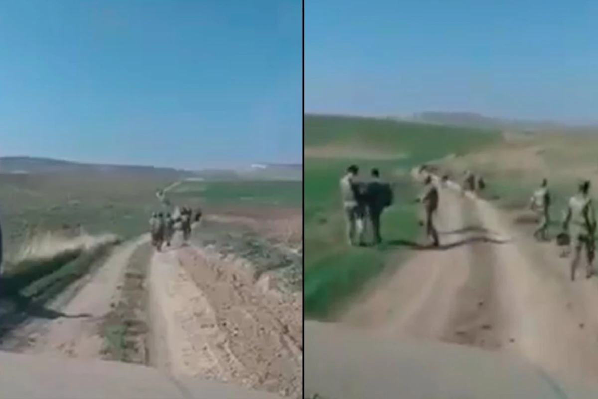В Сети распространились кадры побега армянских солдат с поля боя - ВИДЕО