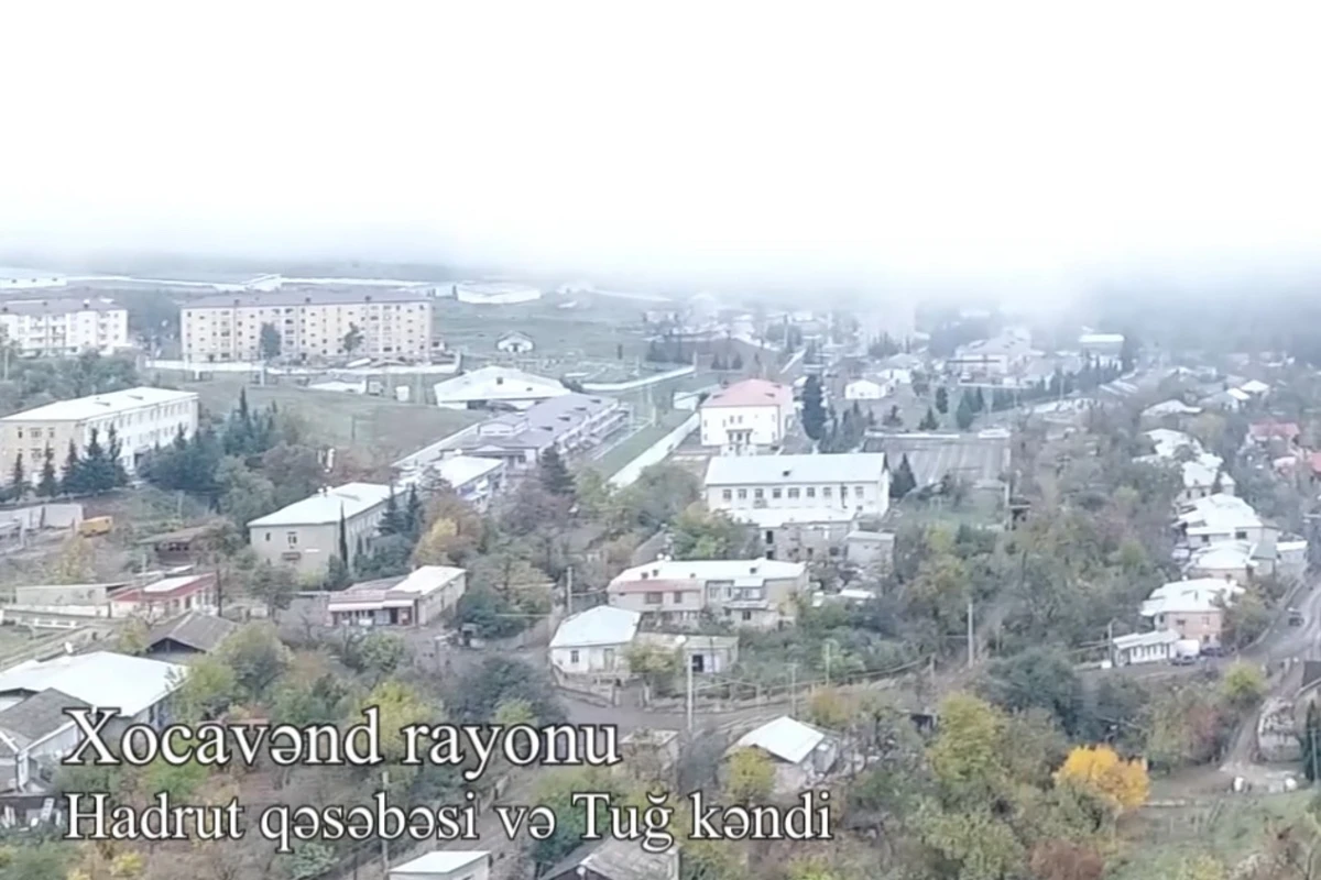 Xocavənd rayonunun işğaldan azad olunan Hadrut qəsəbəsi və Tuğ kəndi - VİDEO