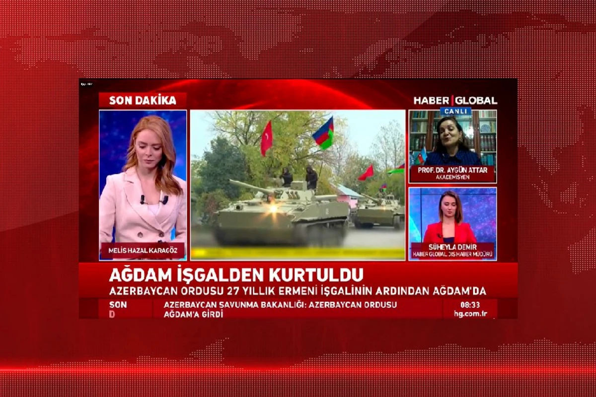 Ağdamın işğaldan azad olunması “Haber Global”da müzakirə olunur - VİDEO
